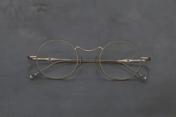 Rigards X UMA WANG Joint Series Round Frame Glasses RG-RG00UW14-JKLP Gold Frame Sequins
